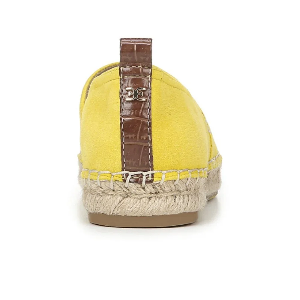 Sam Edelman Khloe Slip-On Espadrille in Lemon Zest